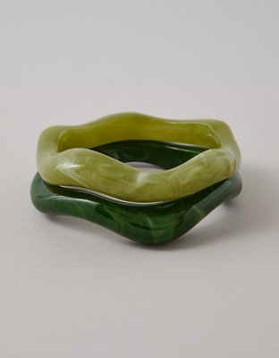 AE Green Stone Bracelet 2-Pack