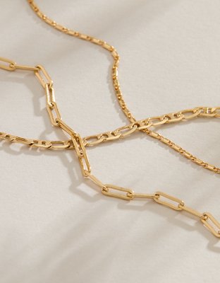 AE Keepers Collection 14K Gold Plated Bracelet 3-Pack