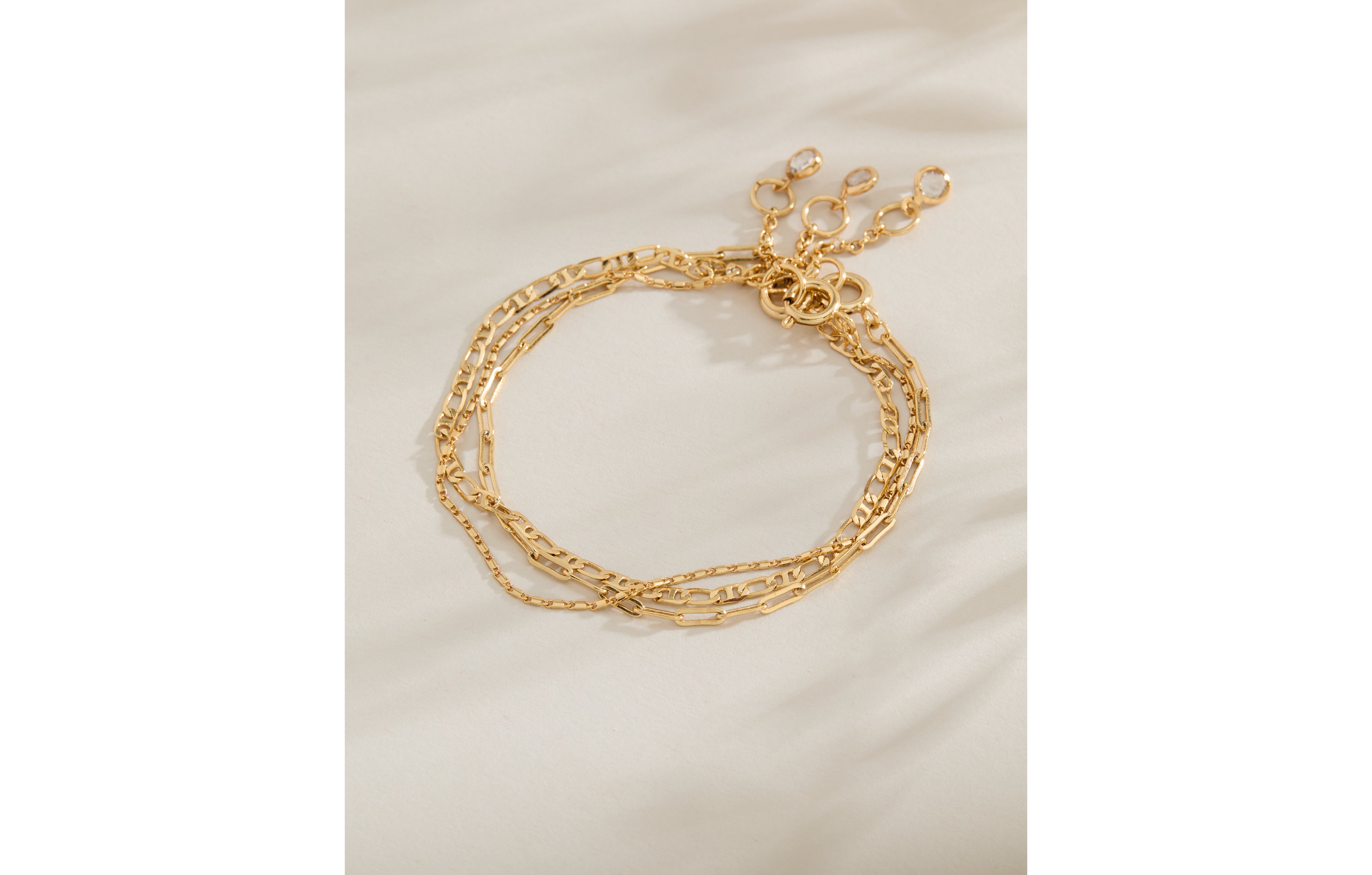 AE Keepers Collection 14K Gold Plated Bracelet 3-Pack