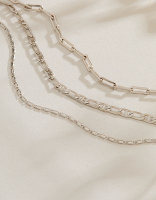 Женские браслеты American Eagle AE Keepers Collection Platinum Plated 3-Pack, цвет: Серебряный — фото 2