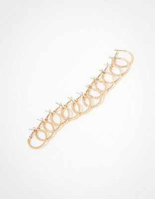 AEO Hoop Earrings 6-Pack