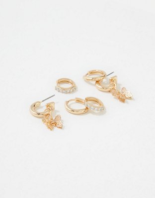 American Eagle AEO Butterfly Earrings 3-Pack — фото 2