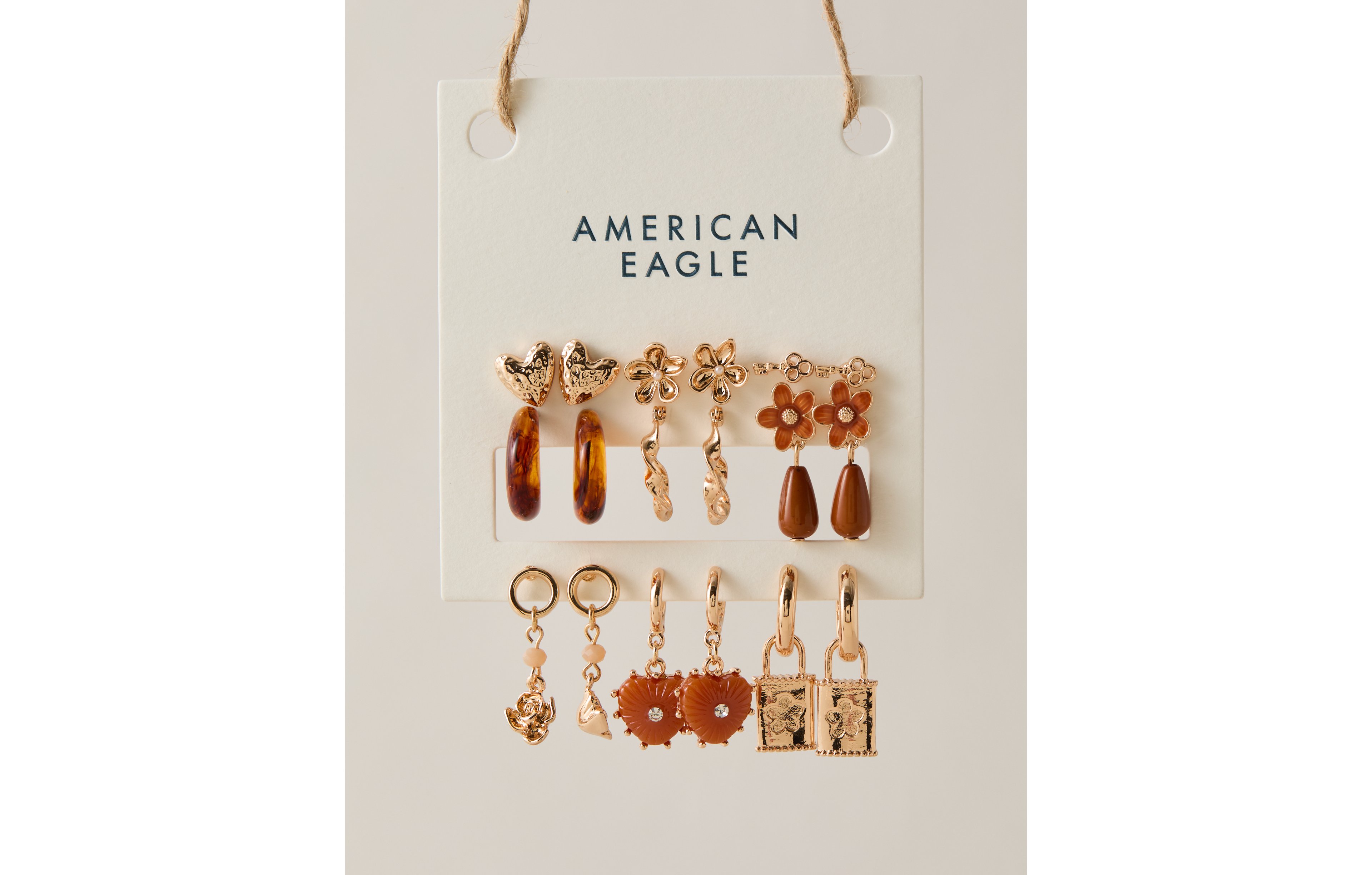 AEO Terracotta Earrings 9-Pack
