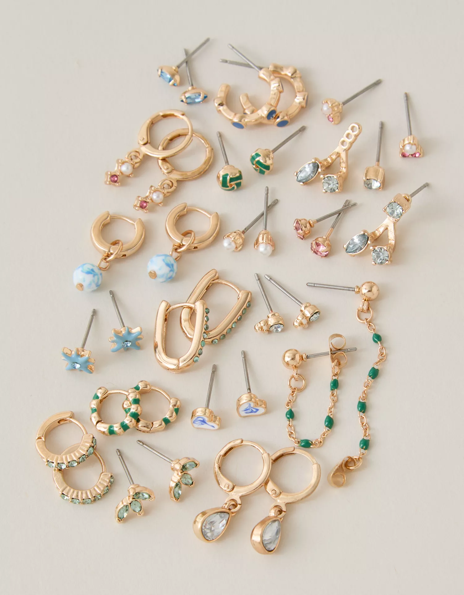 AEO Green & Blue Earring 18-Pack - thumbnail 2