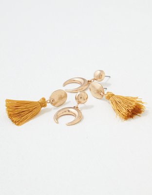 American Eagle AEO Gold Crescent Earrings 2-Pack — фото 2