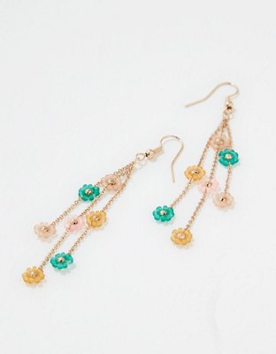 American Eagle AEO Beaded Daisy Earring — фото 2