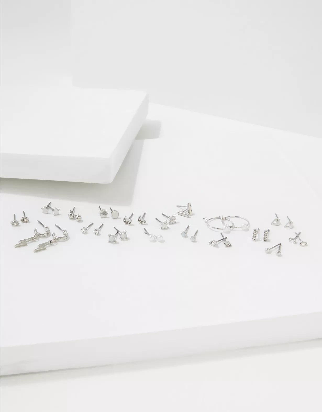 AEO Silver Earrings 18-Pack