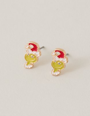 AEO Grinch Candy Earrings