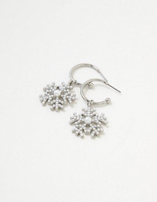 American Eagle AEO Snowflake Statement Earring — фото 2