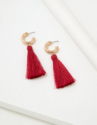 AEO Tassel Statement Earrings