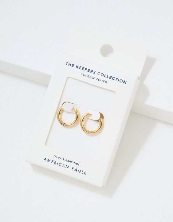 AE The Keeper's Collection 14K Gold Hoop Earrings