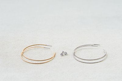 American Eagle AEO Sparkle Hoop And Stud Trio — фото 2