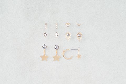 Женские куртки American Eagle AEO Star Hoops & Ear Jackets 6-Pack