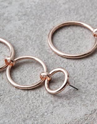 American Eagle AEO Triple Statement Hoop Earrings — фото 2