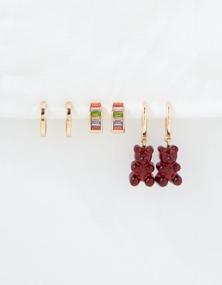 AEO Gummy Bear Earring 3-Pack