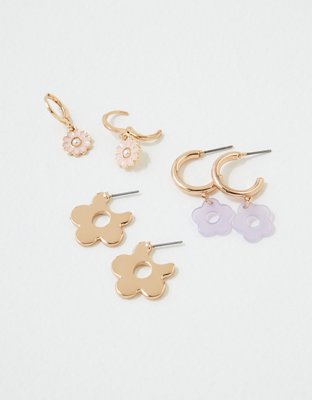 American Eagle AEO Flower Earring 3-Pack — фото 2