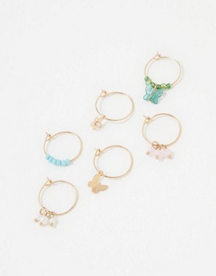 AEO Green Butterfly Earring 18-Pack
