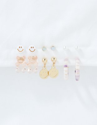 America Smiley Earrings