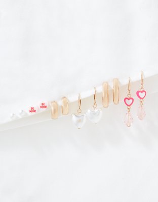 AEO Candy Hearts Earring 6-Pack