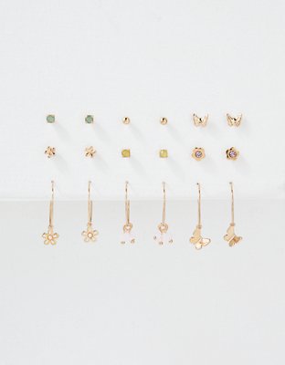 American Eagle AEO Daisy Stud + Hoop Earring 18-Pack — фото 2