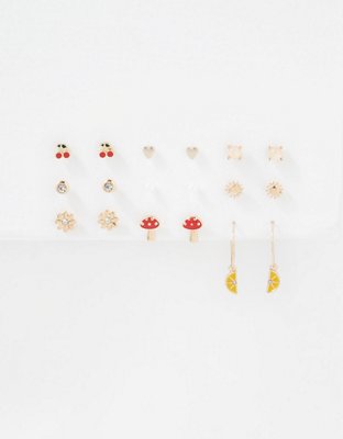 AEO Fruit Hoop + Stud Earring 18-Pack