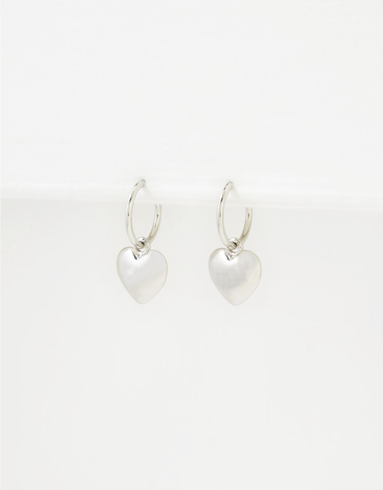 AEO Silver Heart Earrings