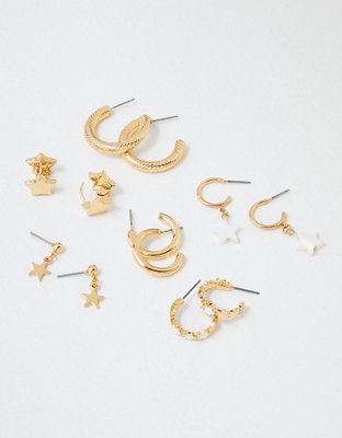 AEO Celestial Earrings 6-Pack