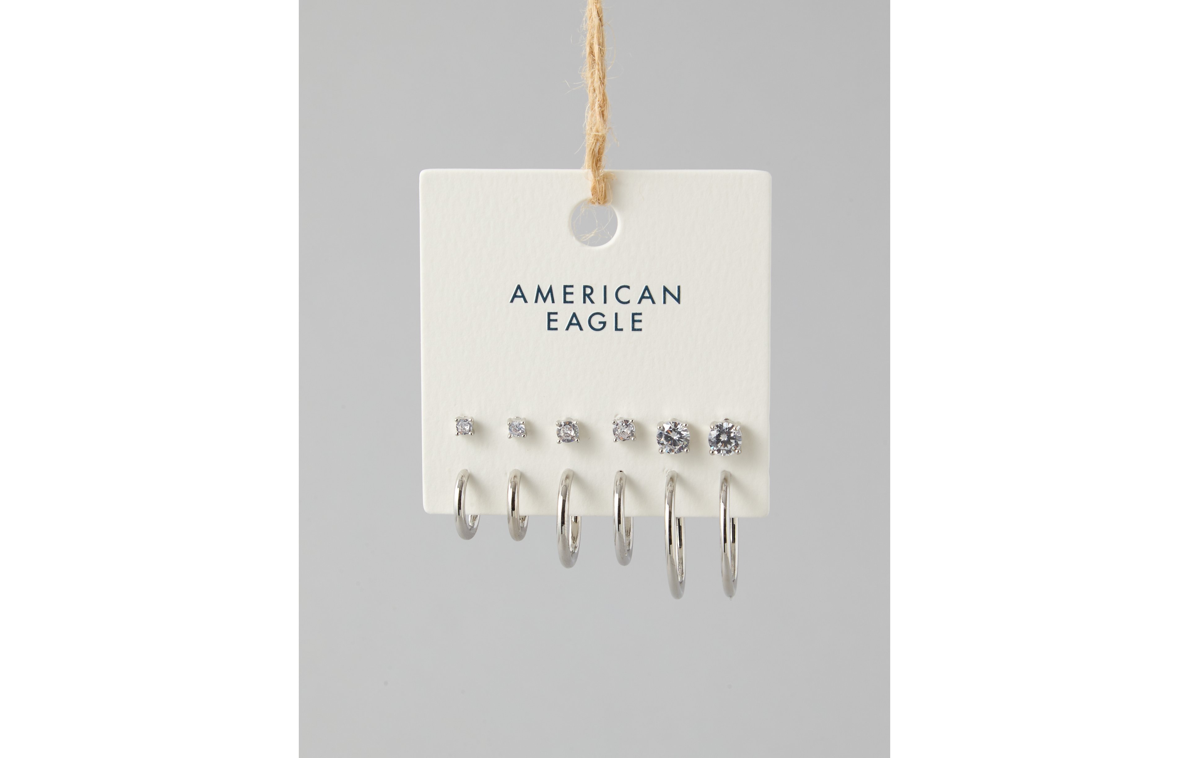 AEO Stud & Hoop Earrings 6-Pack