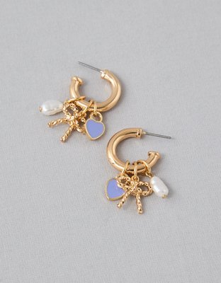 American Eagle AEO Bow Charm Earrings — фото 2