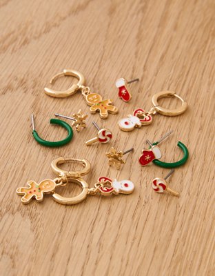 AEO Holiday Earrings 6-Pack