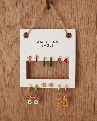 AEO Holiday Earrings 6-Pack