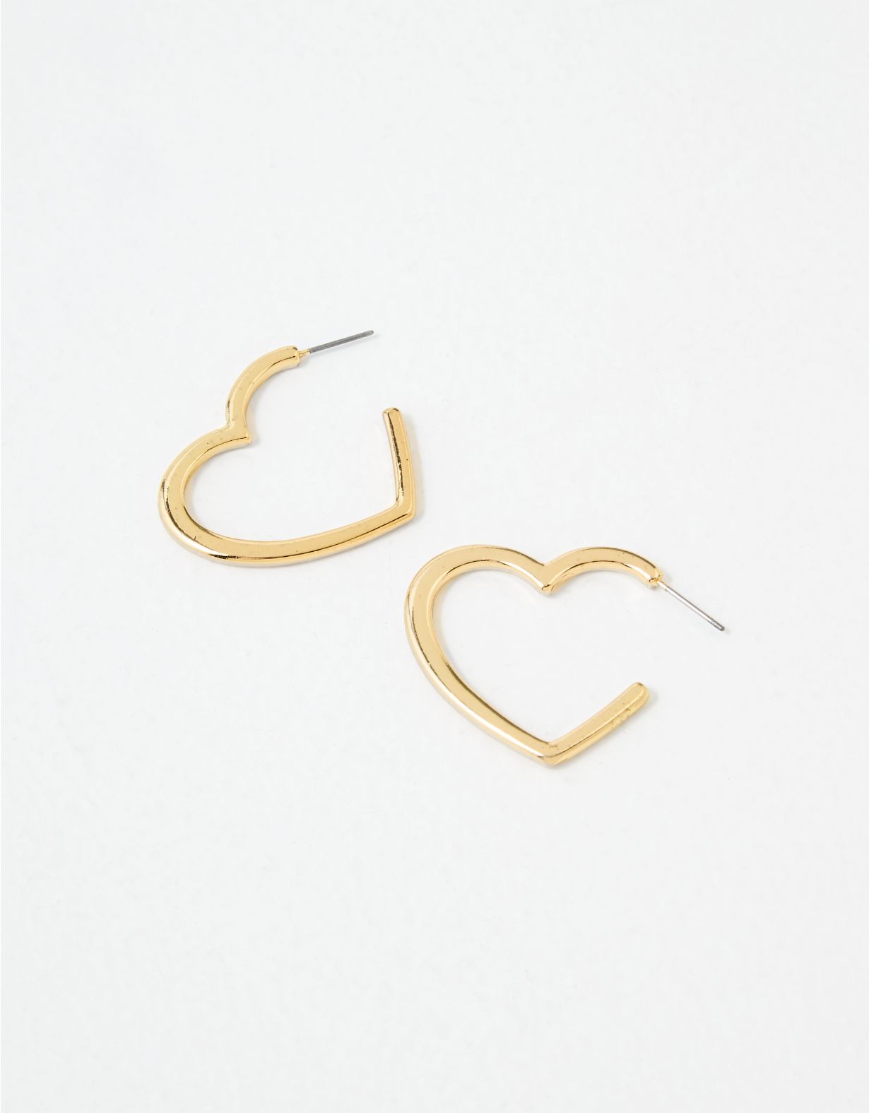 AEO Open Heart Hoop Earrings