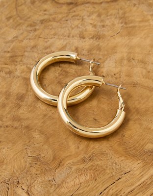 American Eagle AEO Chunky Hoop Earrings — фото 2