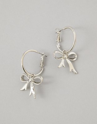 AEO Bow Hoop Earrings