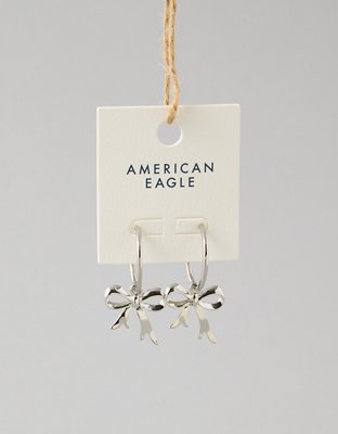 AEO Bow Hoop Earrings