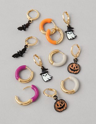 AEO Halloweeen Hoop Earrings 6-Pack | American Eagle