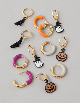AEO Halloweeen Hoop Earrings 6-Pack