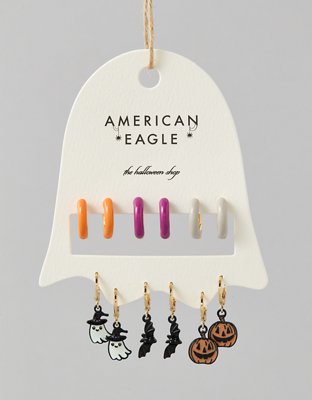 AEO Halloweeen Hoop Earrings 6-Pack