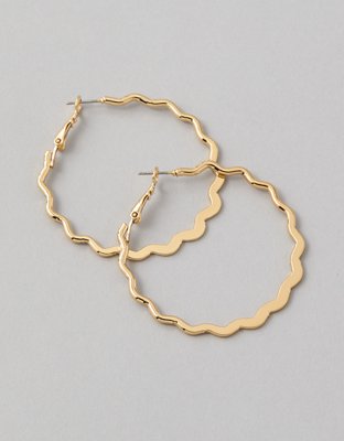 AEO Wavy Hoop Earrings