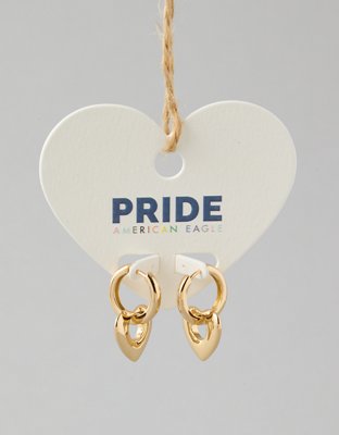 AEO Pride Heart Earrings