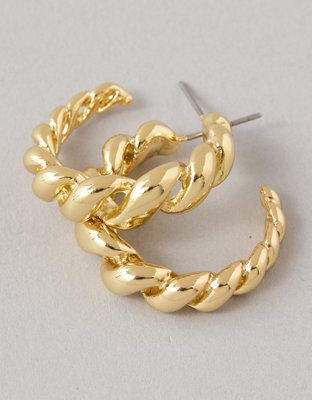 American Eagle AEO Croissant Hoop Earrings — фото 2
