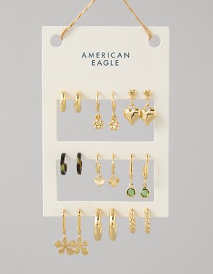 AEO Floral Earrings 9-Pack