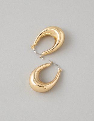 American Eagle AEO Teardrop Hoop Earrings — фото 2