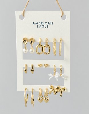 AEO Bow Earrings 9-Pack