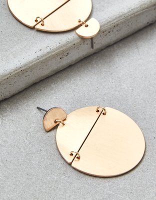 AEO Gold Frontal Statement Earring