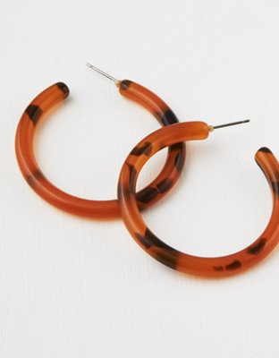 AEO Tort Hoop Earrings