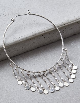 American Eagle AEO Silver Hoop Duster Earrings — фото 2