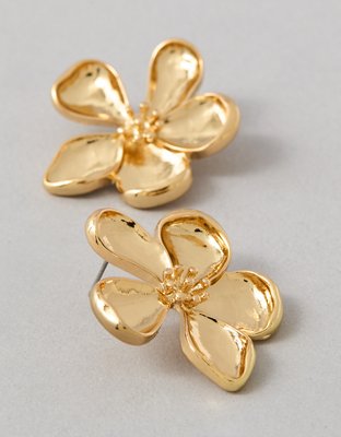 AEO Gold Flower Earrings