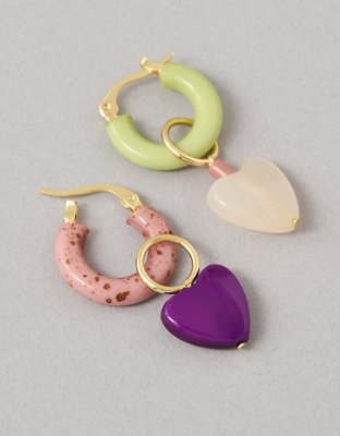 AEO Pride Heart Earrings
