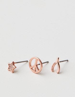 American Eagle AEO Peace Sign Earring 3-Pack — фото 2